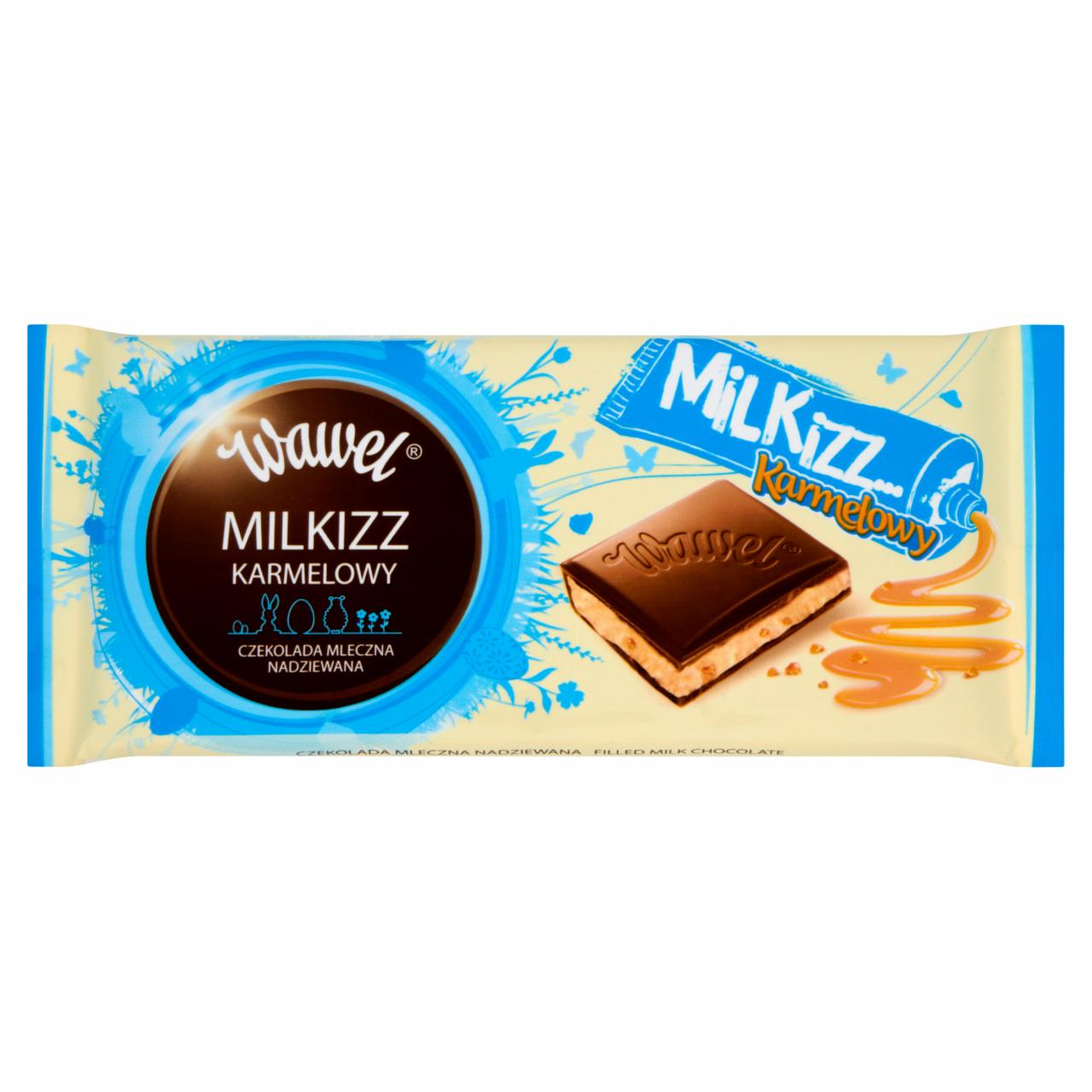 Zdjęcia - Wawel Milkizz karmelowy Czekolada mleczna nadziewana 100 g