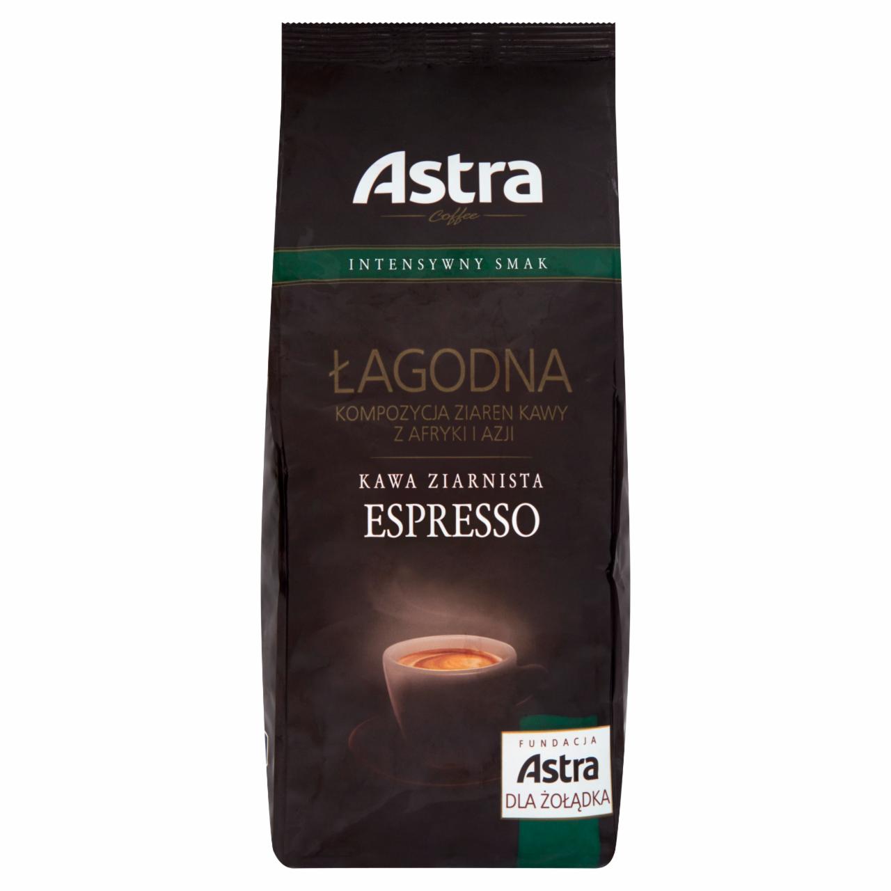 Zdjęcia - Astra Łagodna Intensywny smak Espresso Kawa ziarnista 1 kg
