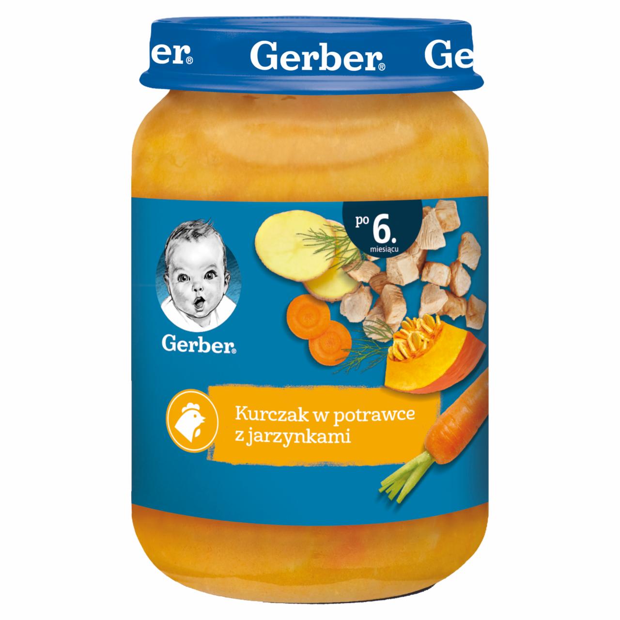 Zdjęcia - Gerber Potrawka z kurczakiem po 6. miesiącu 190 g