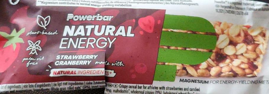 Zdjęcia - Natural Energy strawberry cranberry Powerbar