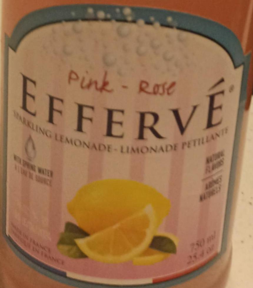 Zdjęcia - Sparkling Lemonade Pink Rose Efferve