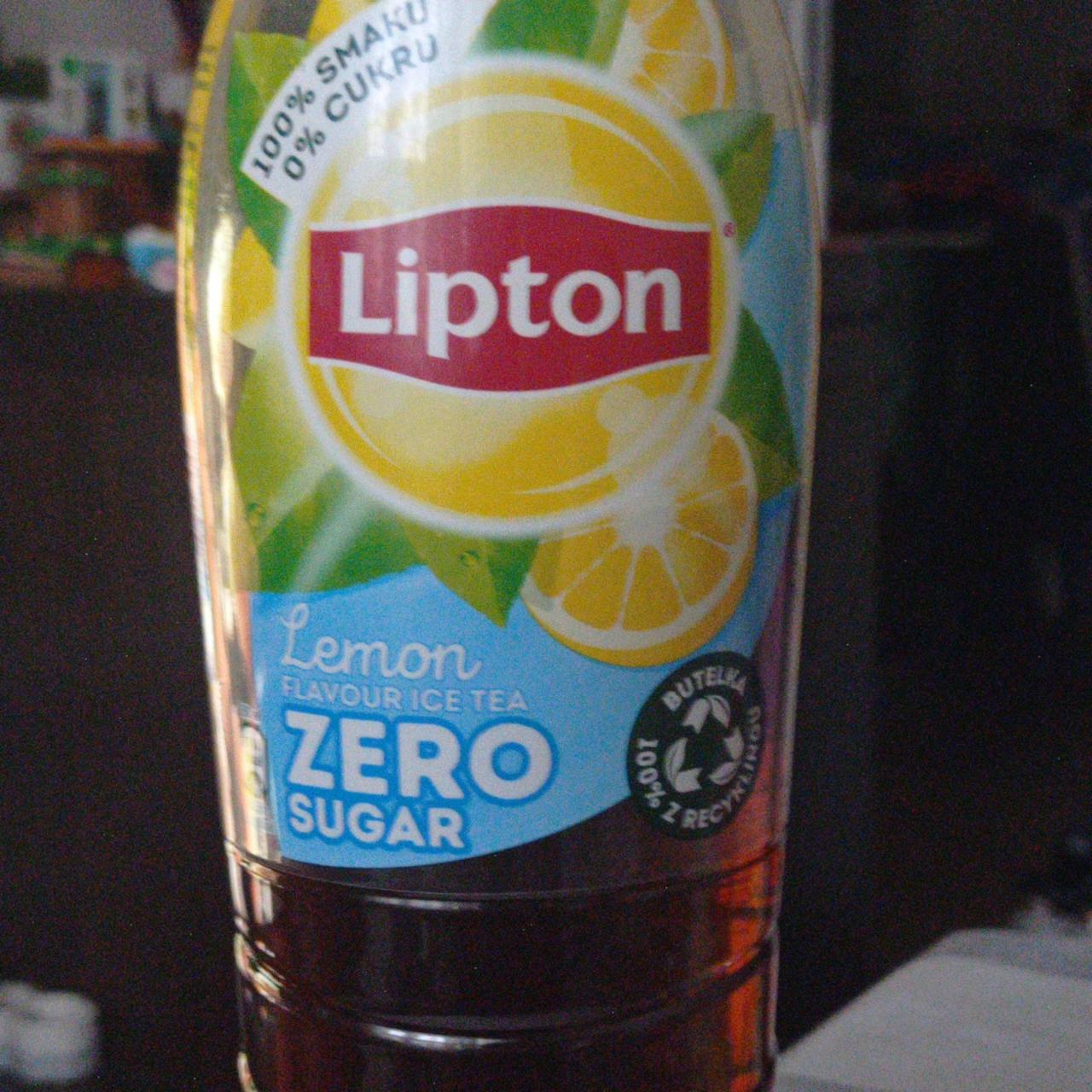 Zdjęcia - Lipton Ice Tea Lemon Flavour Zero Sugar Napój niegazowany 500 ml