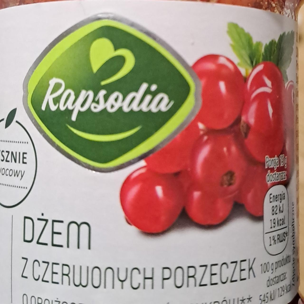 Zdjęcia - Dżem z czerwonych porzeczek o obniżonej zawartości cukrów Rapsodia