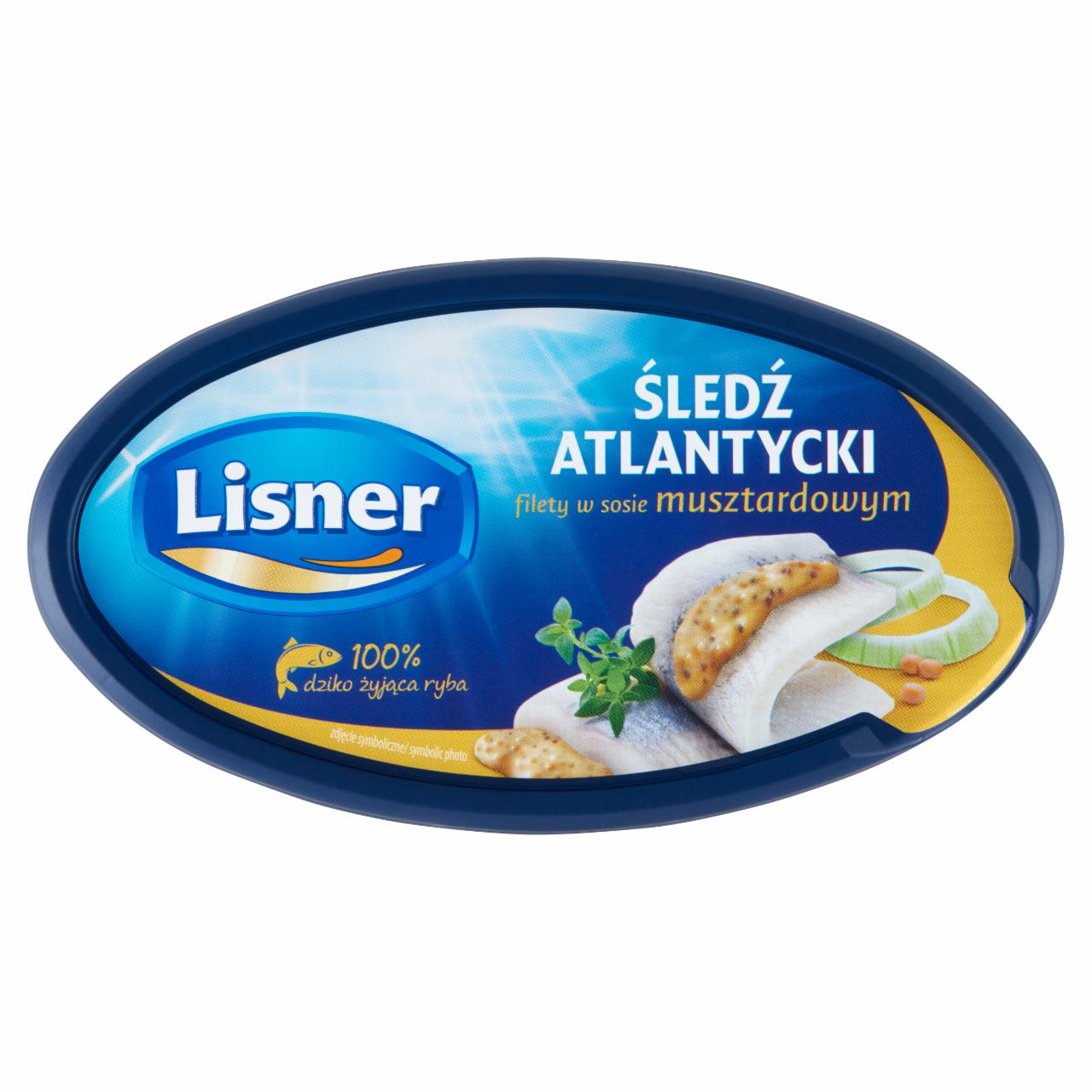 Zdjęcia - Lisner Śledź atlantycki filety w sosie musztardowym 280 g