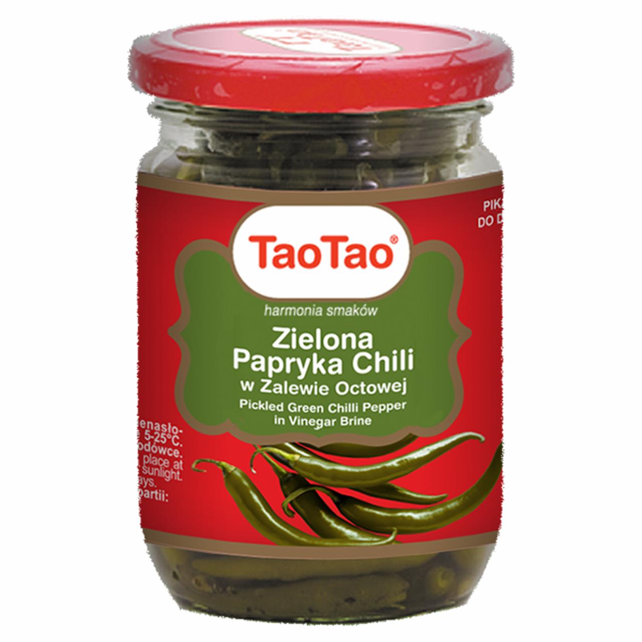 Zdjęcia - Tao Tao Zielona papryka chili w zalewie octowej 200 g
