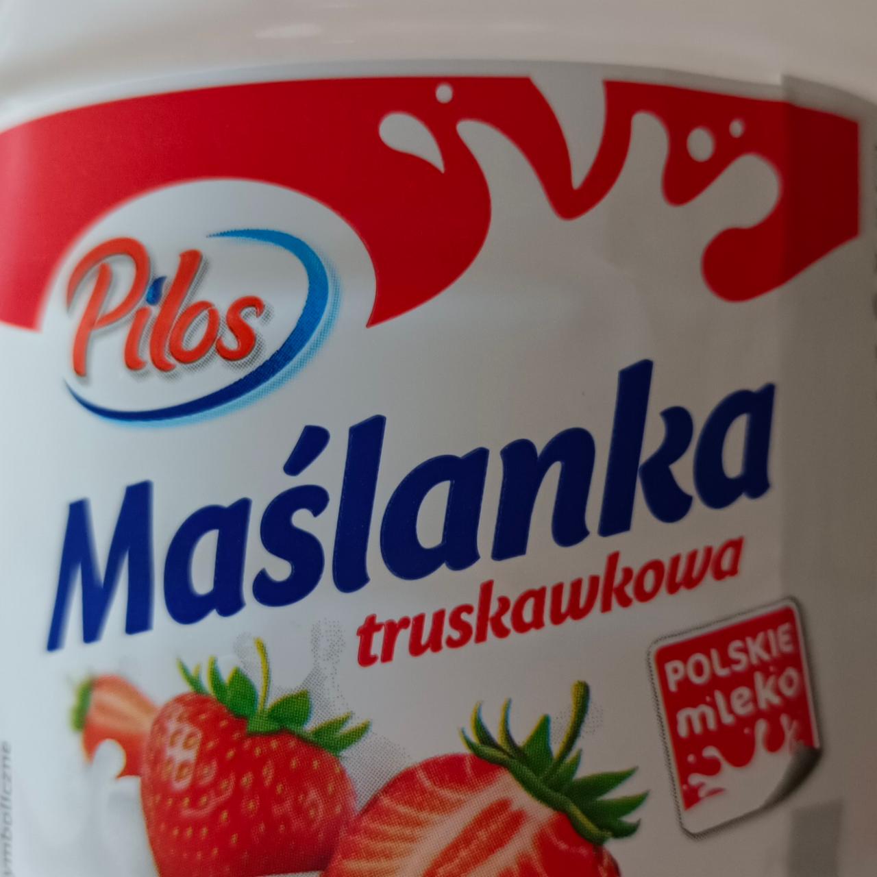 Zdjęcia - Maślanka truskawkowa 1,5% pilos