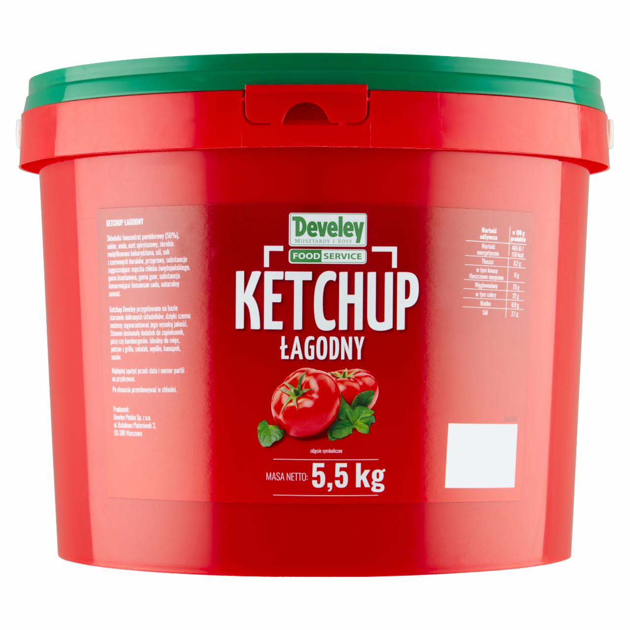Zdjęcia - Develey Food Service Ketchup łagodny 5,5 kg