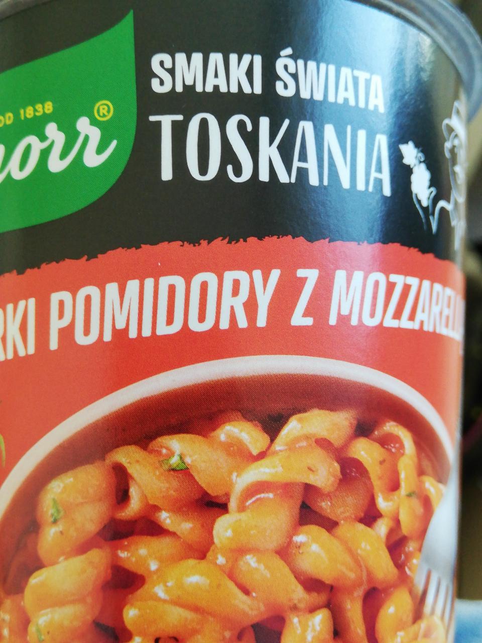 Zdjęcia - Smaki Świata Toskania Świderki pomidory z mozzarellą Knorr
