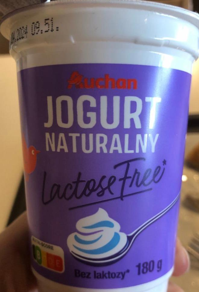 Zdjęcia - Jogurt naturalny LactoseFree Auchan