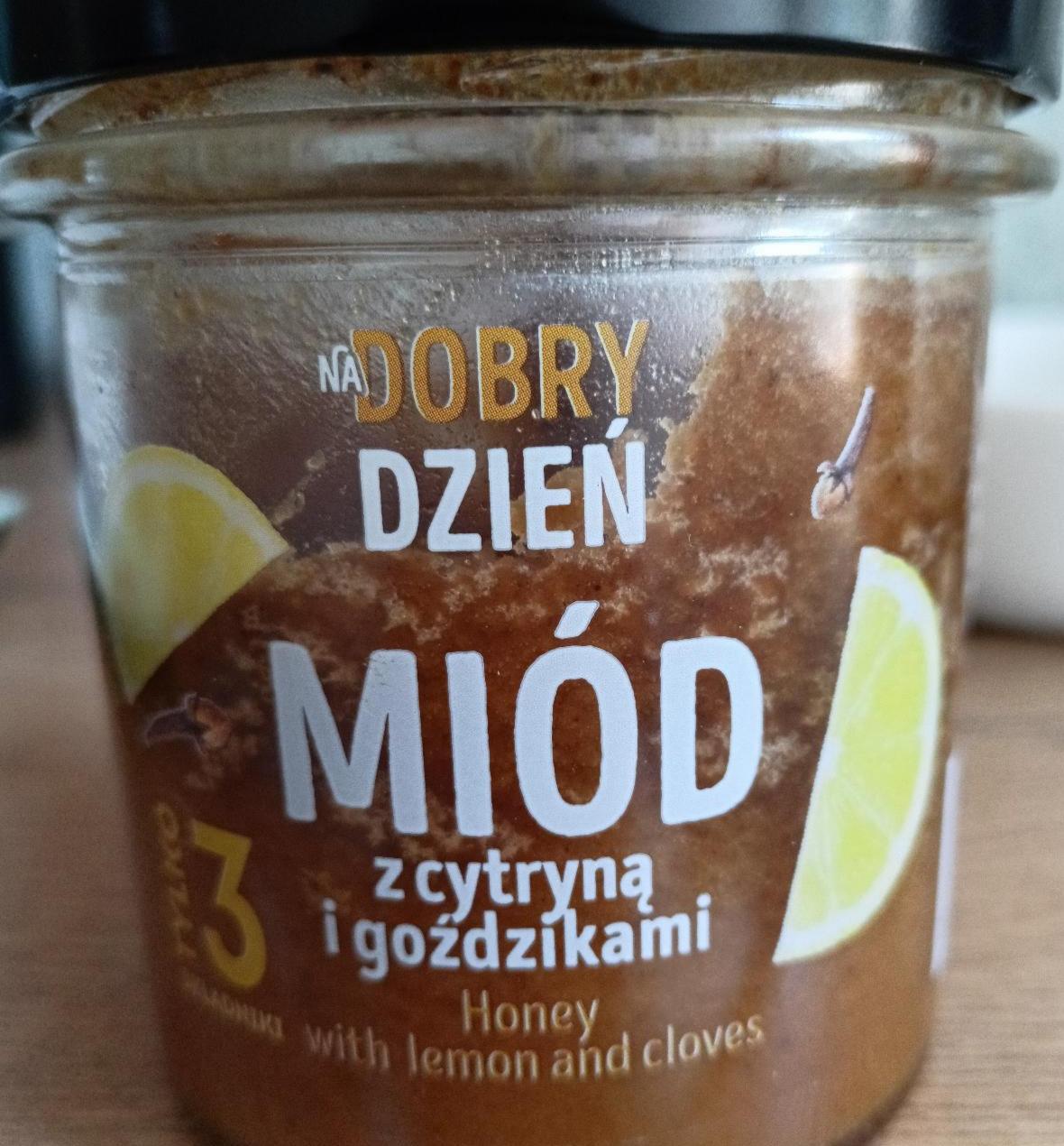 Zdjęcia - Pszczelarz Kozacki Na Dobry Dzień Miód z cytryną i goździkami 375 g