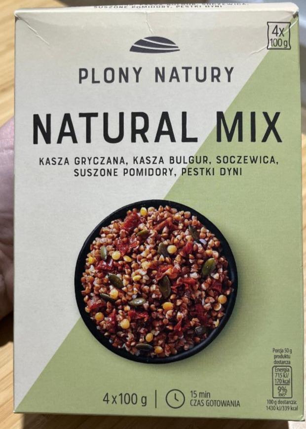 Zdjęcia - Natural mix kasza gryczana, kasza bulgur, soczewica, suszone pomidory,pestki dyni Plony Natury