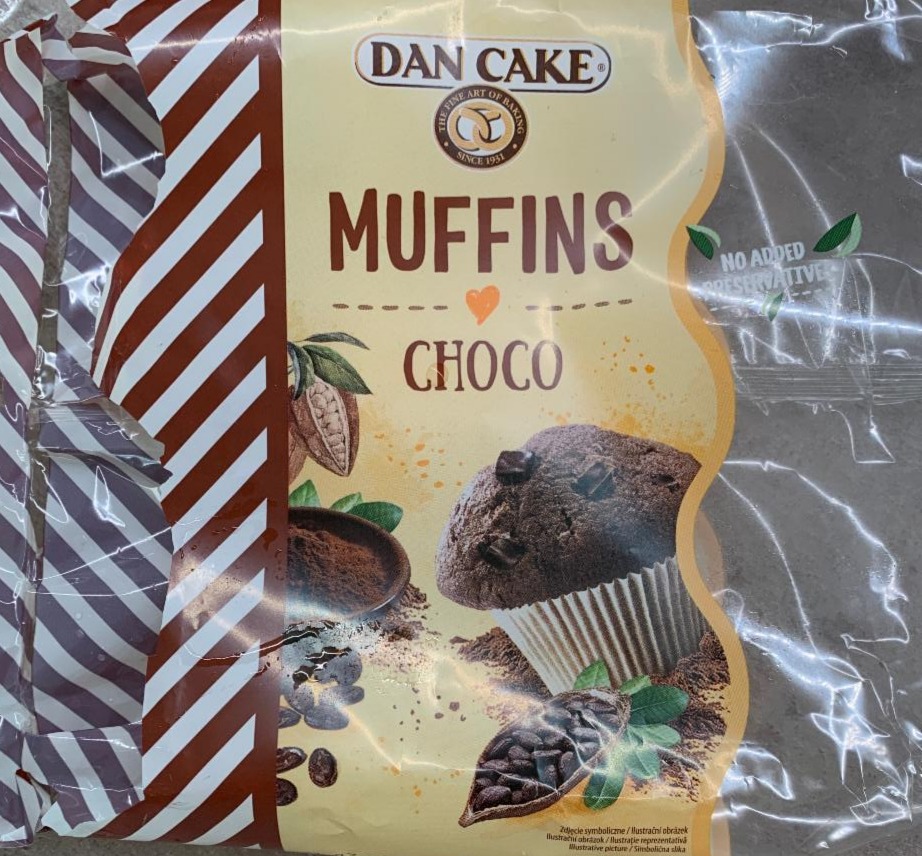 Zdjęcia - Dan Cake Mufinka czekoladowa 300 g (4 x 75 g)