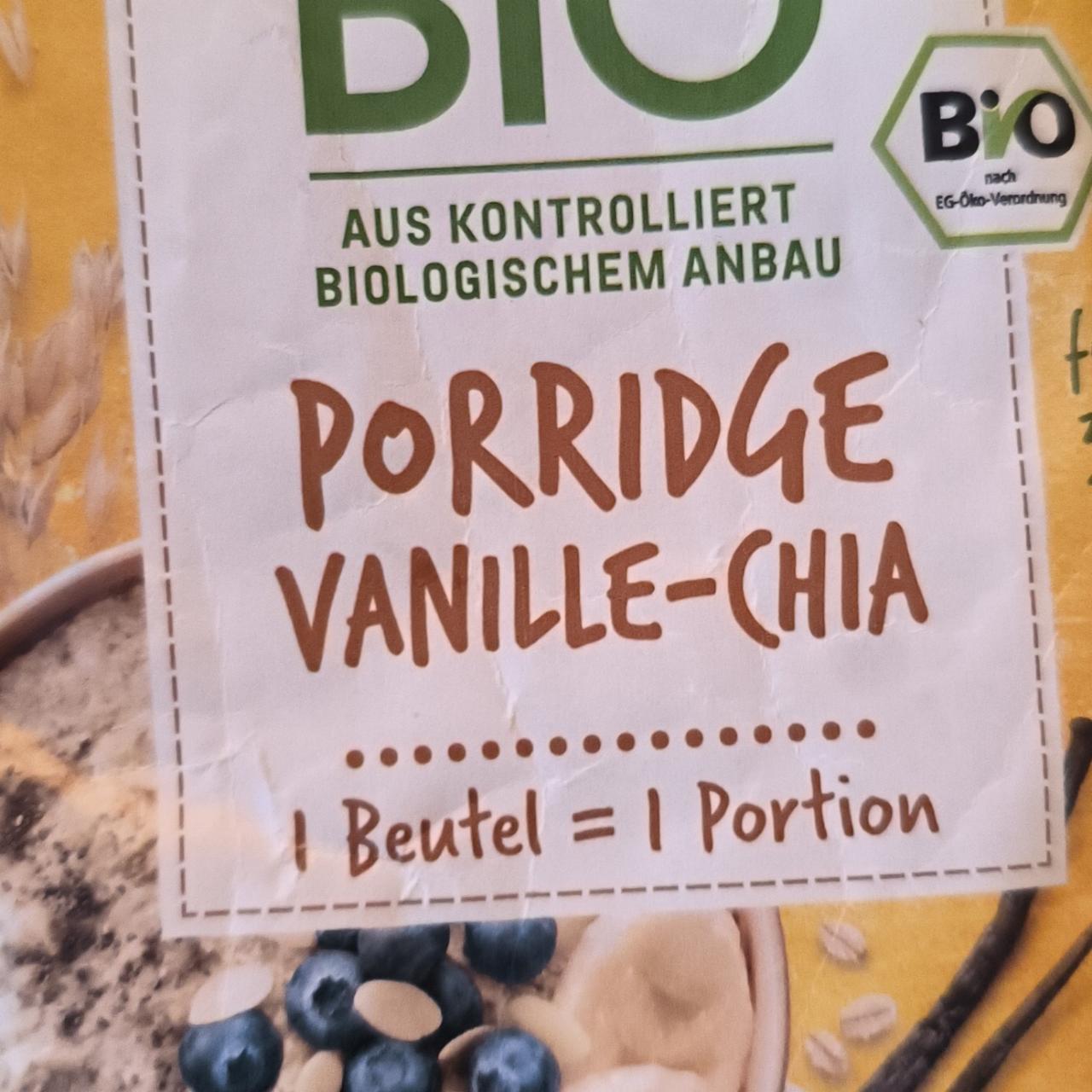 Zdjęcia - Ener Bio Porridge vanille chia