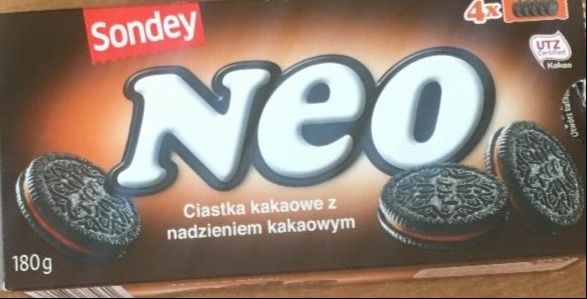 Zdjęcia - Neo ciastka kakaowe z nadzieniem kakaowym Sondey