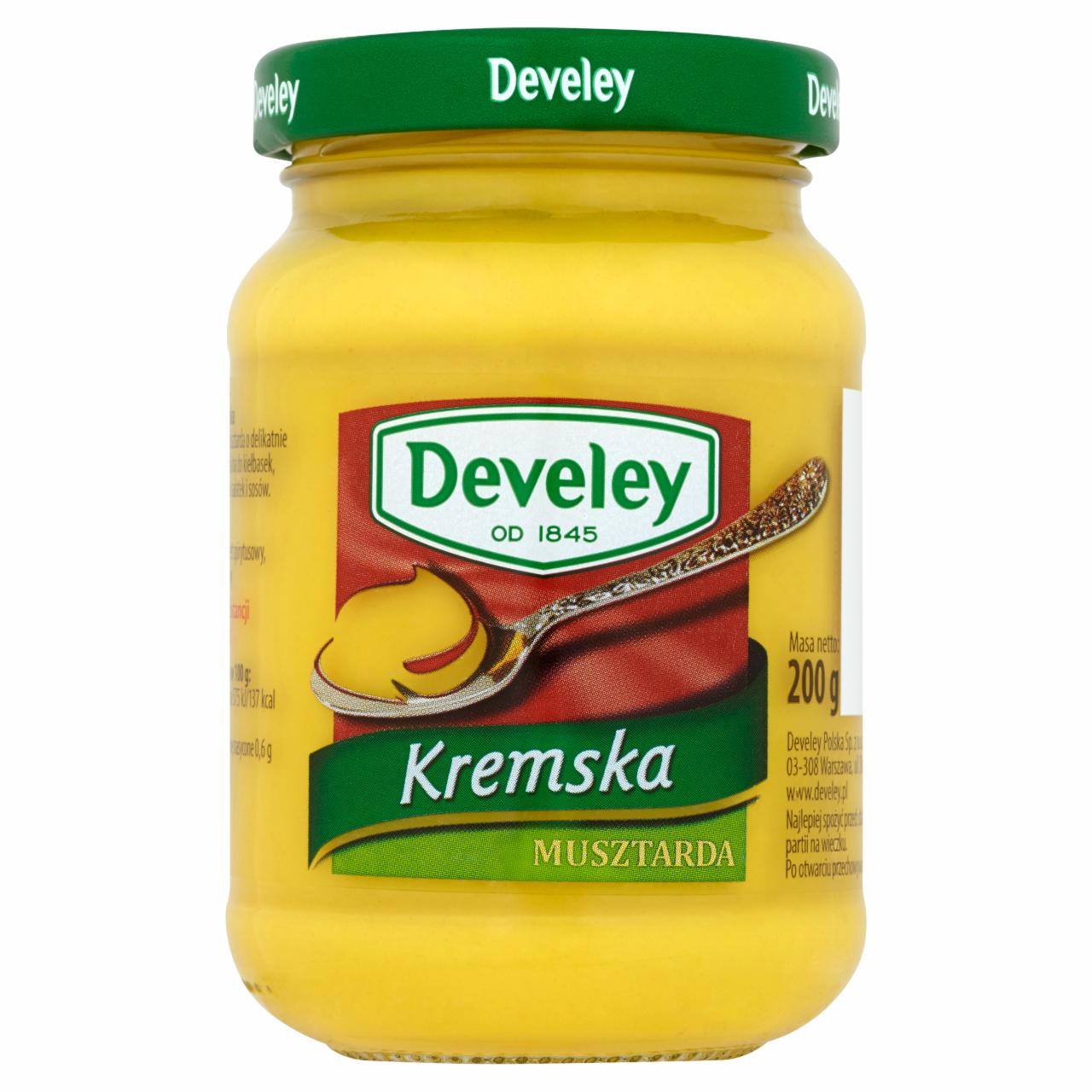 Zdjęcia - Develey Musztarda kremska 200 g