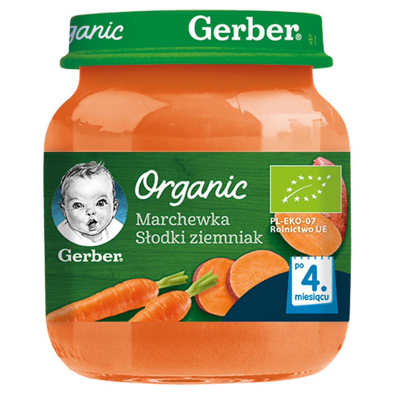 Zdjęcia - Gerber Organic Marchewka słodki ziemniak dla niemowląt po 4. miesiącu 125 g