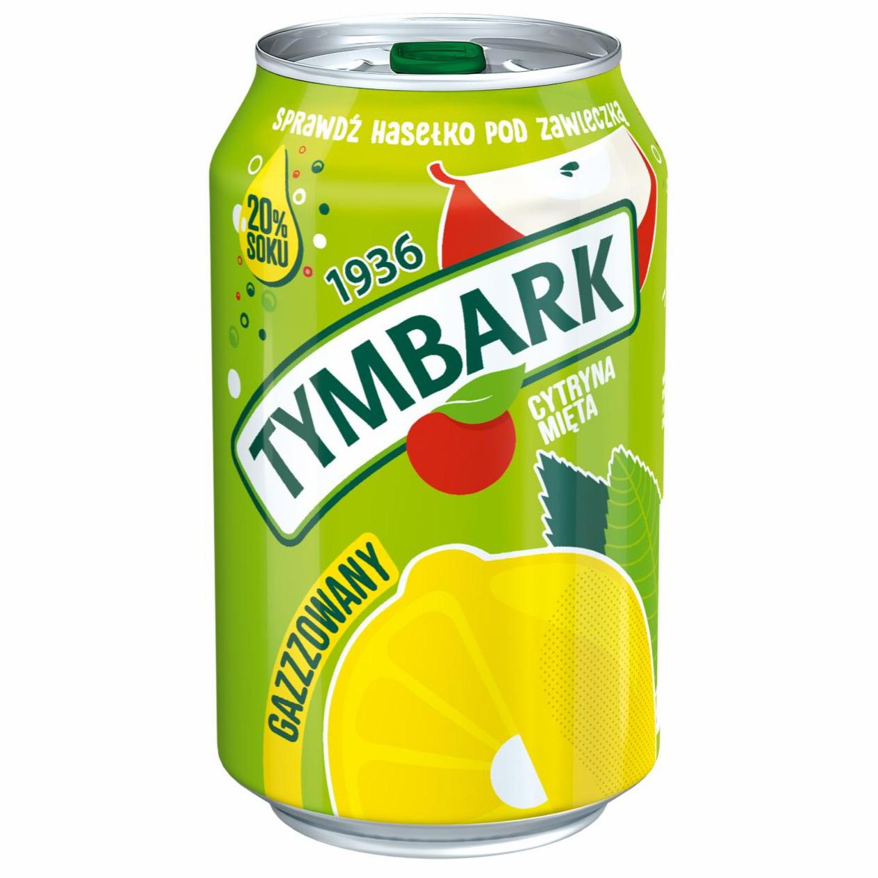 Zdjęcia - Tymbark Gazzzowany Napój gazowany mięta cytryna 330 ml