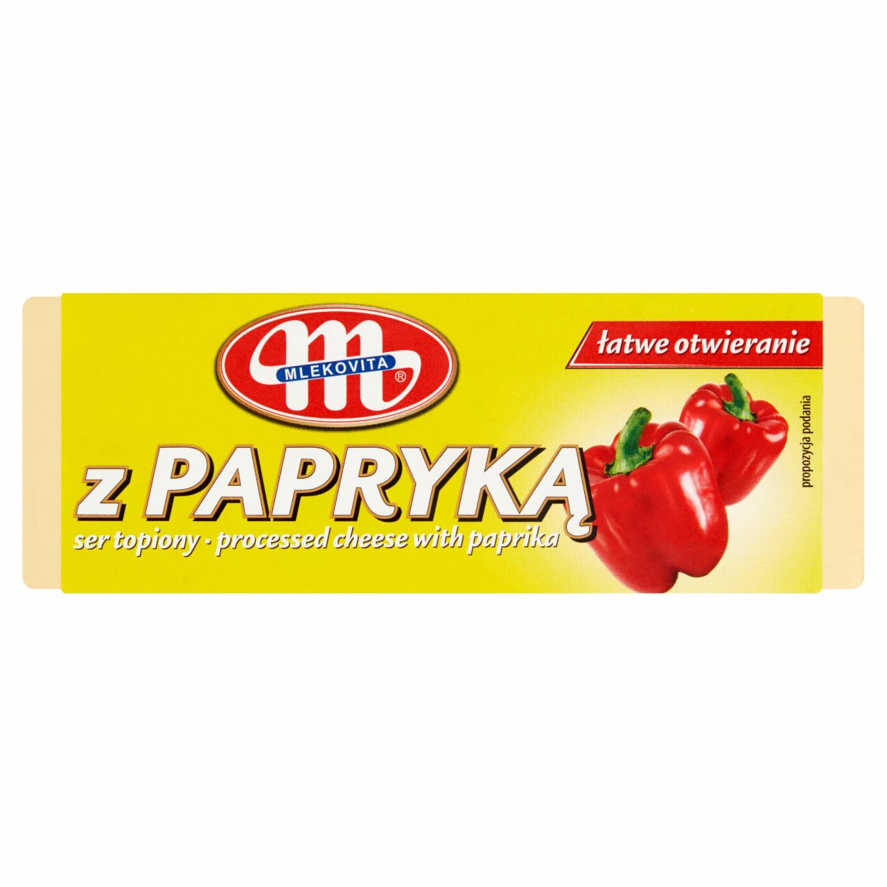 Zdjęcia - Mlekovita Ser topiony z papryką 100 g