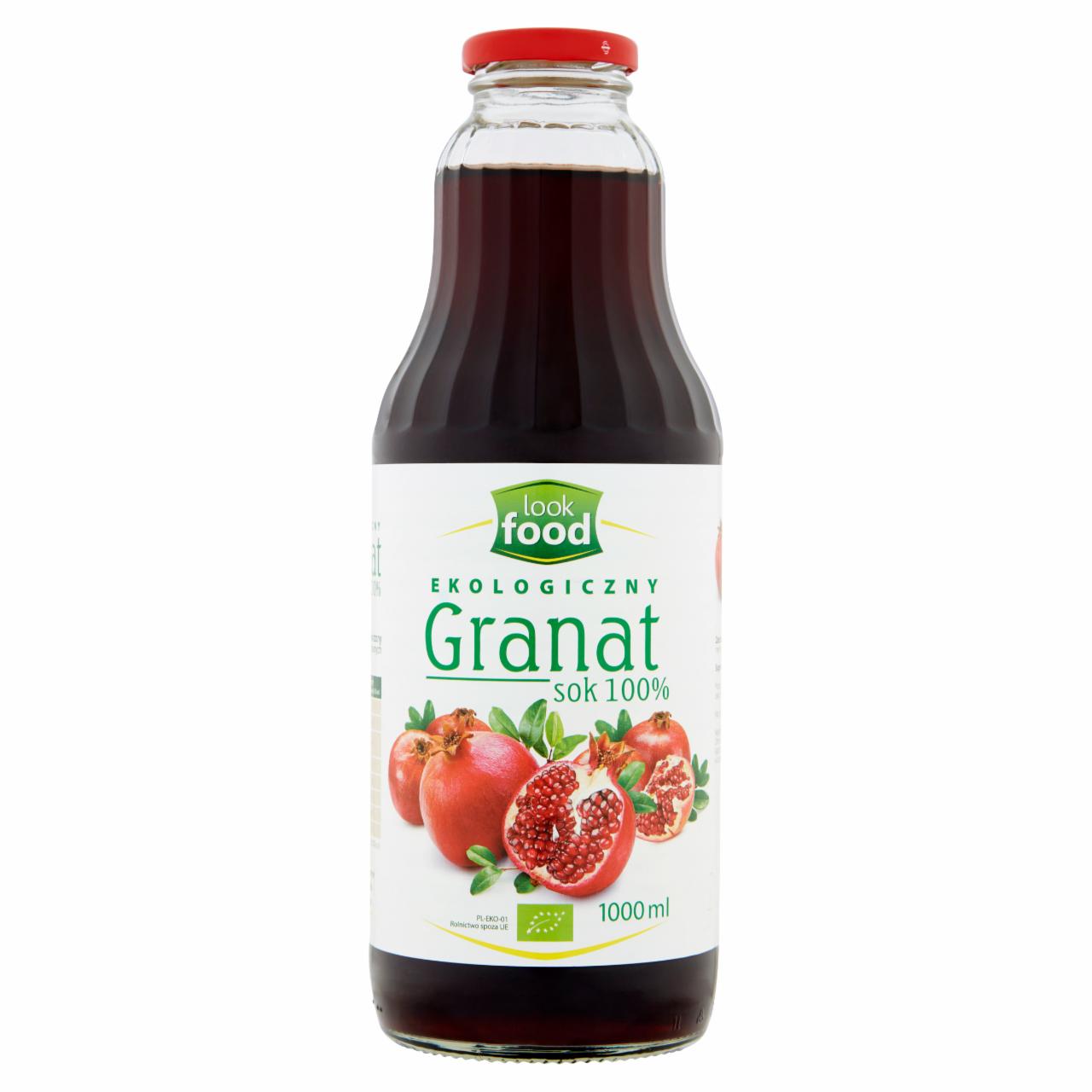 Zdjęcia - Look Food Ekologiczny sok 100% granat 1000 ml