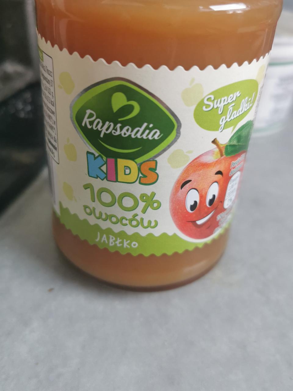 Zdjęcia - Rapsodia Kids 100% owoców Jabłko SŁO dżem