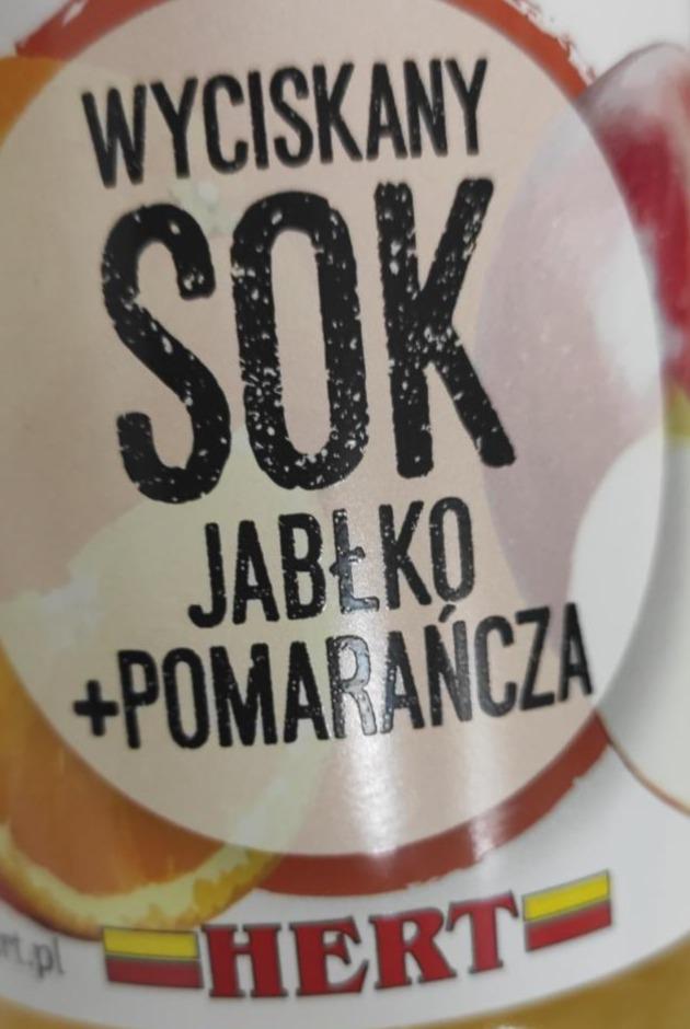 Zdjęcia - Wyciskany sok jabłko pomarańcza Hert