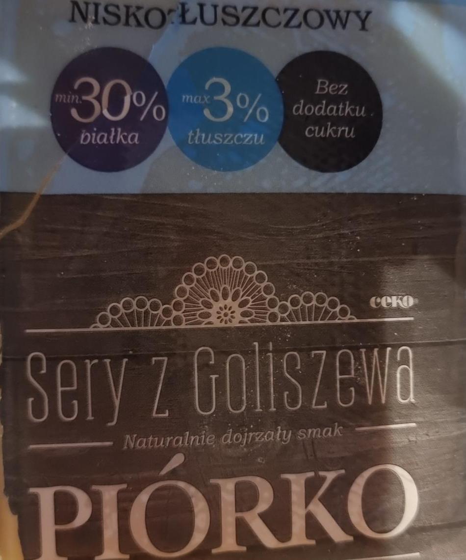 Zdjęcia - Sery z Goliszewa Piórko Ceko