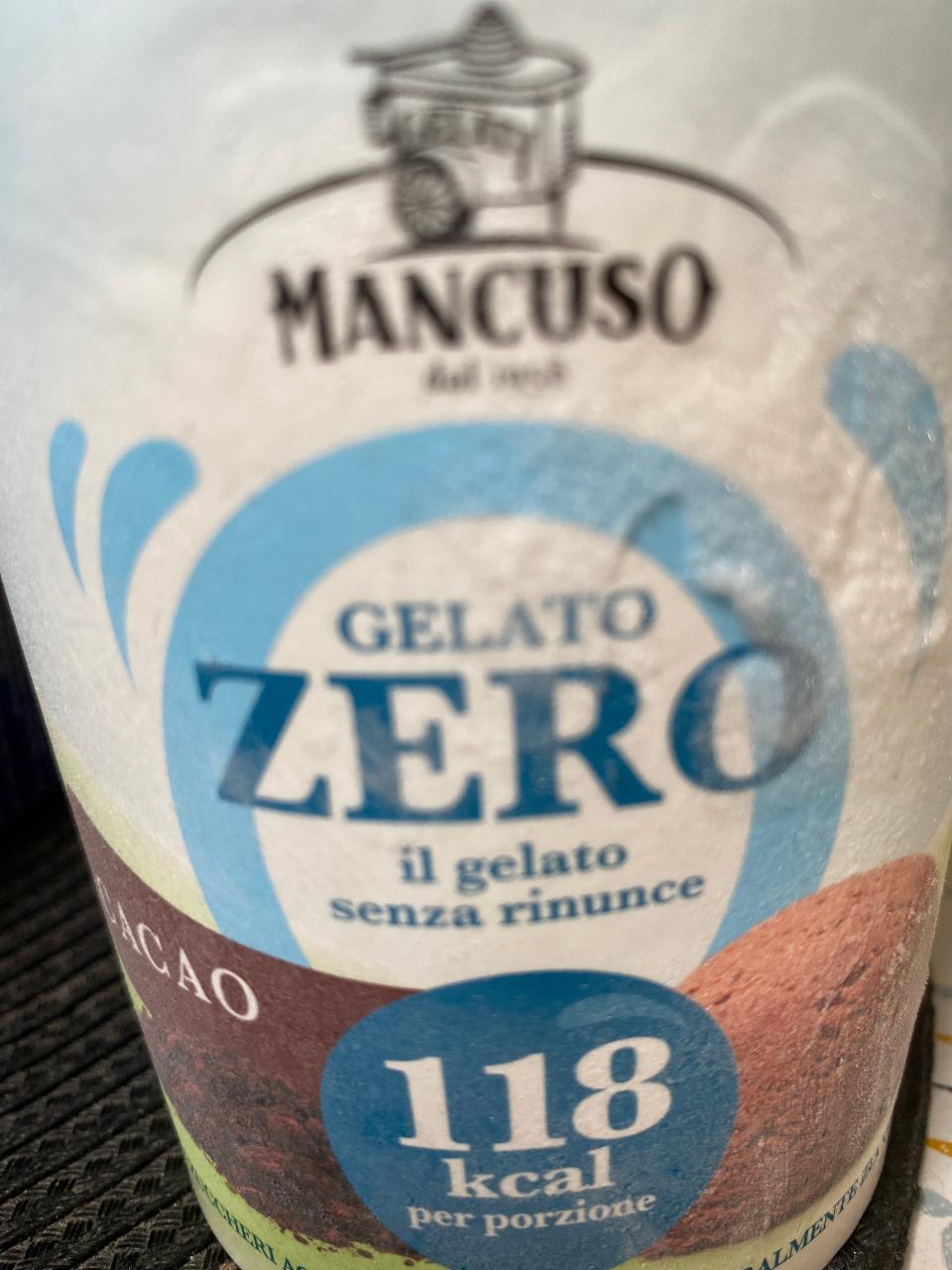 Zdjęcia - Gelato zero cacao Mancuso