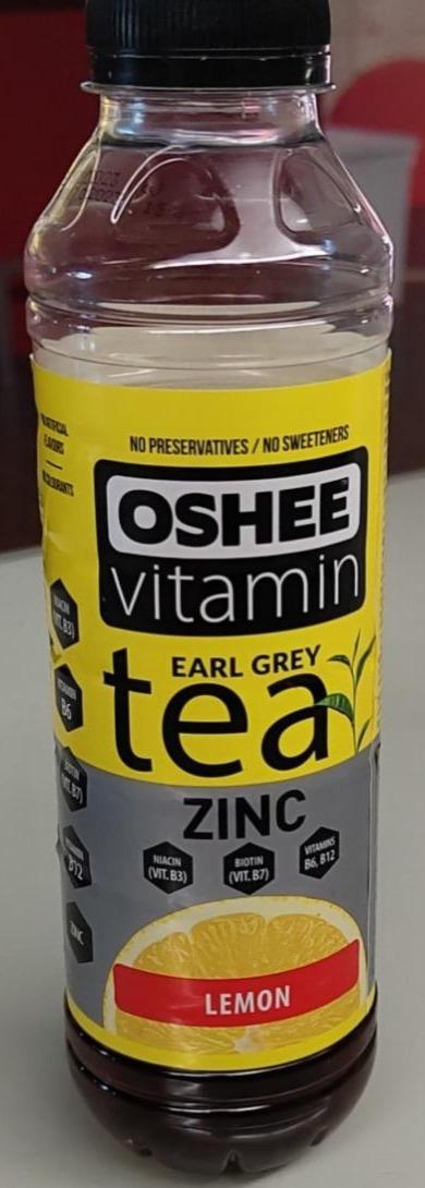 Zdjęcia - Oshee Vitamin Earl Grey Tea Niegazowany napój herbaciany o smaku cytrynowym 555 ml