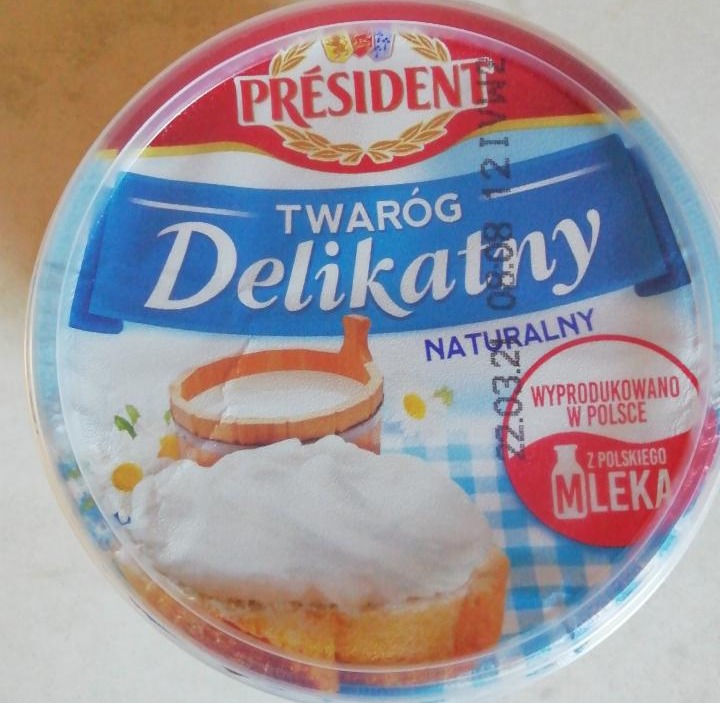 Zdjęcia - Twaróg Delikatny Naturalny Président