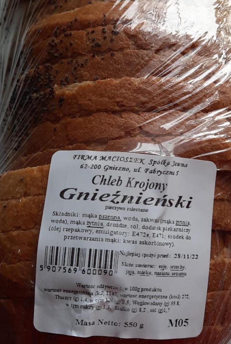 Zdjęcia - Chleb krojony Gnieźnieński Firma Macioszek