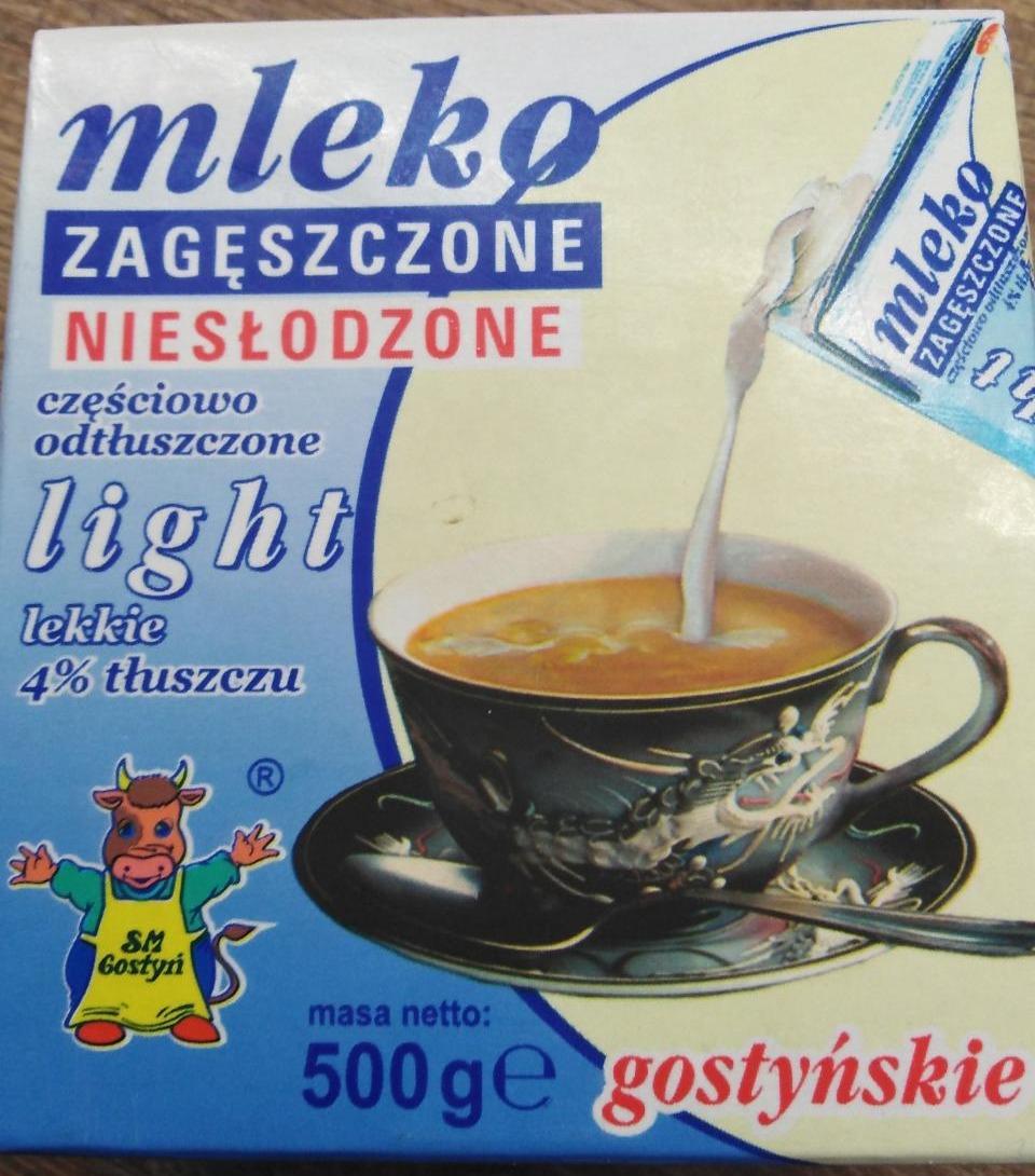 Zdjęcia - Mleko gostyńskie zagęszczone niesłodzone light 4% tłuszczu