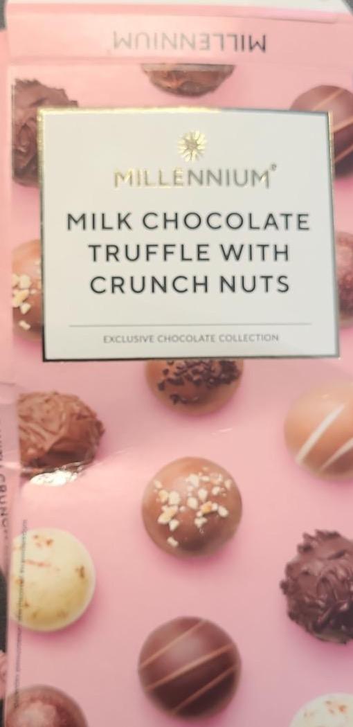 Zdjęcia - Milk Chocolate truffle with crunch nuts Millennium