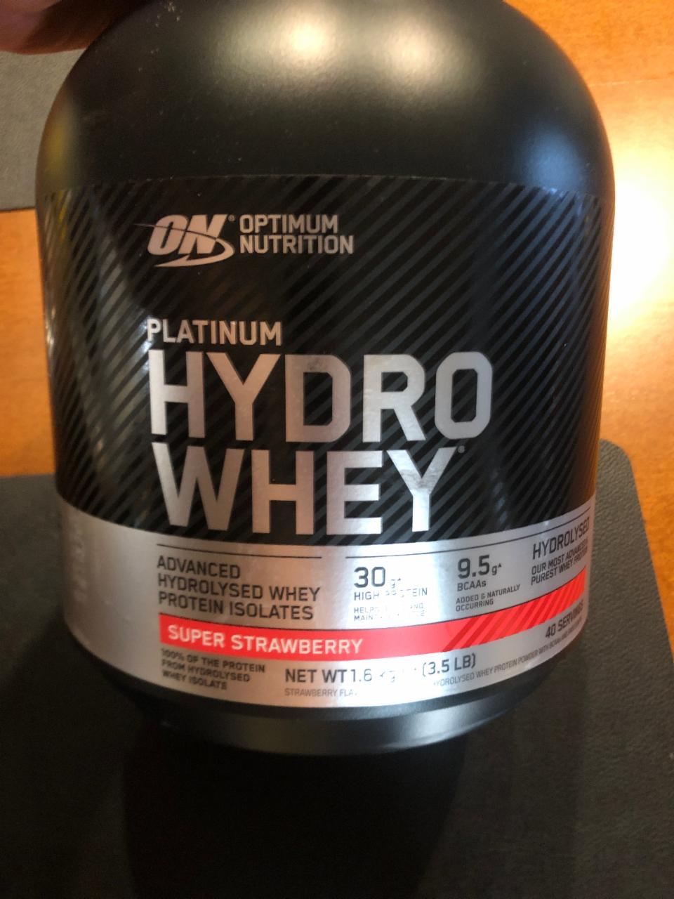 Zdjęcia - Optimum Nutrition Platinum HydroWhey Strawberry