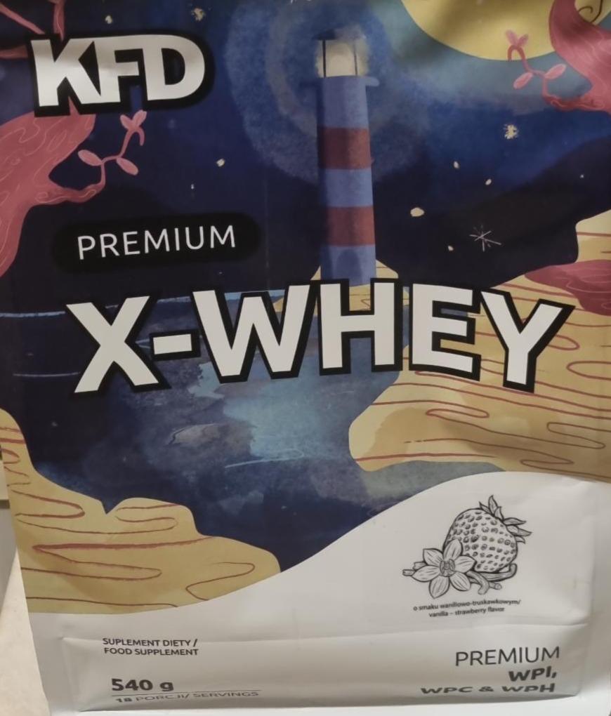 Zdjęcia - X Whey vanilla strawberry KFD