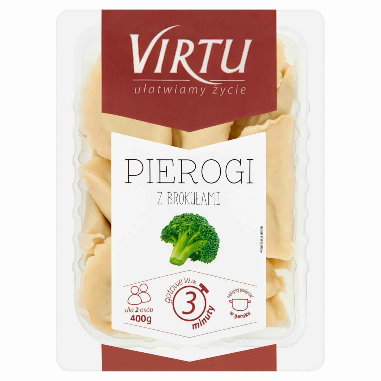 Zdjęcia - Virtu Pierogi z brokułami 400 g