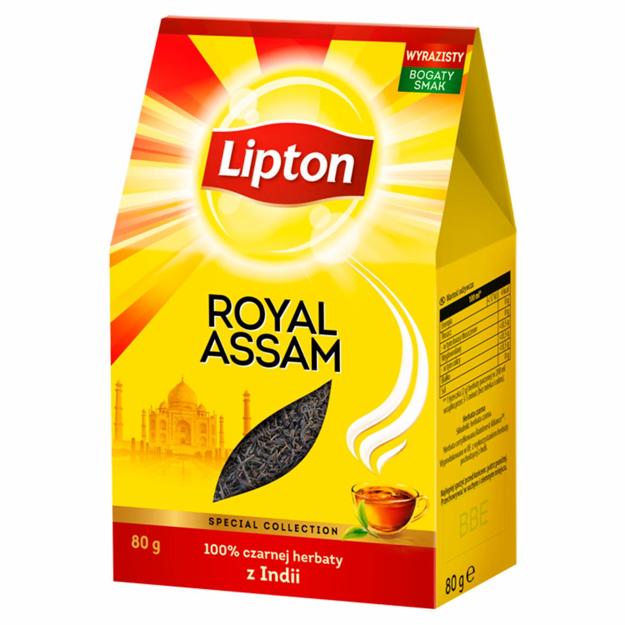 Zdjęcia - Lipton Royal Assam Herbata czarna 80 g