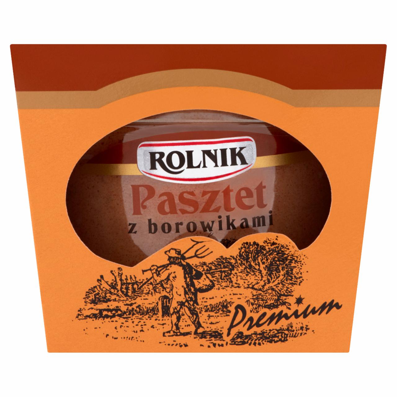 Zdjęcia - Rolnik Premium Pasztet z borowikami 190 g