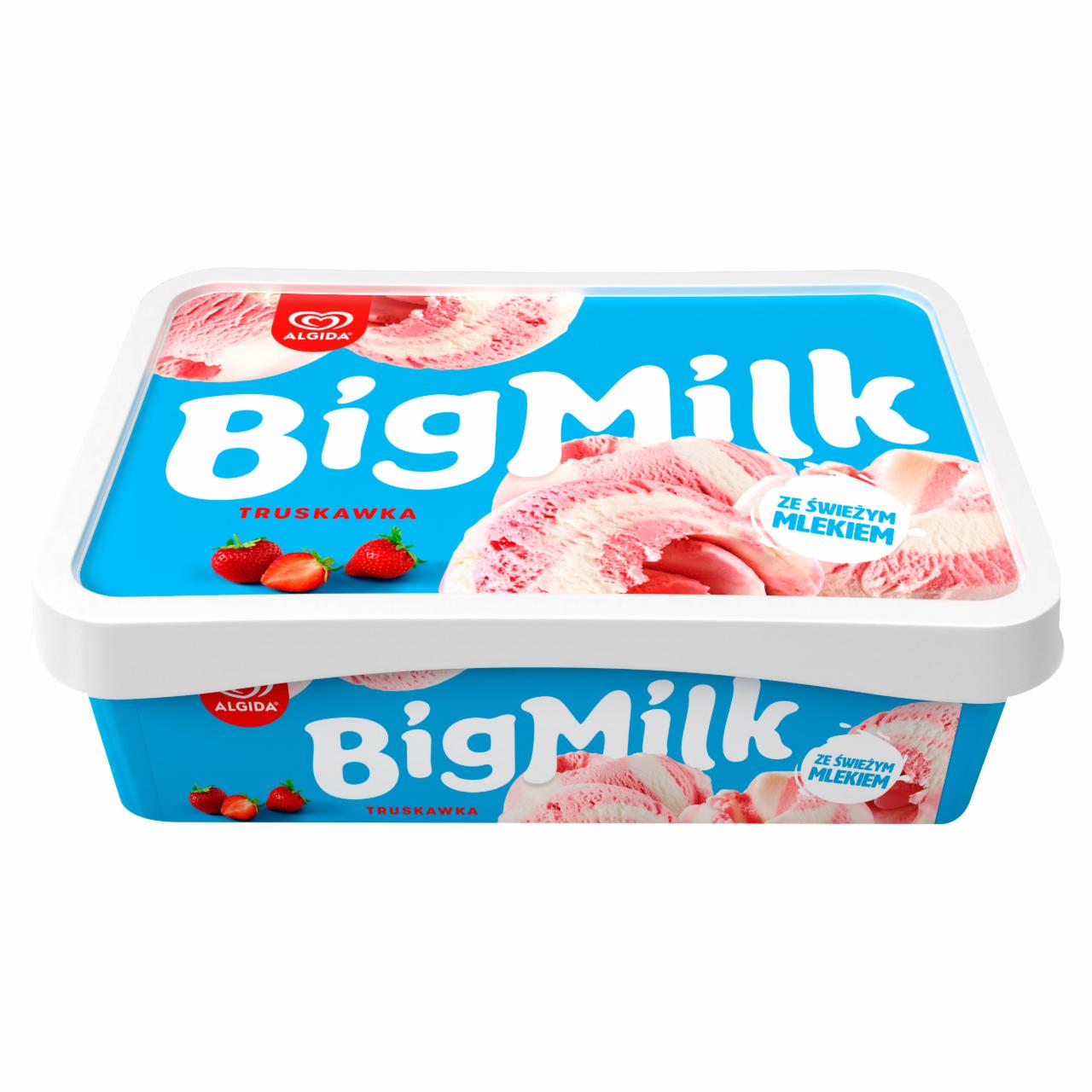 Zdjęcia - Big Milk Truskawka Lody 900 ml