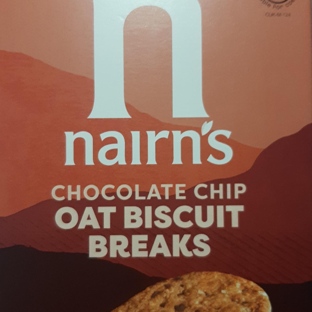 Zdjęcia - Chocolate chip Oat Biscuit Breaks Nairn's
