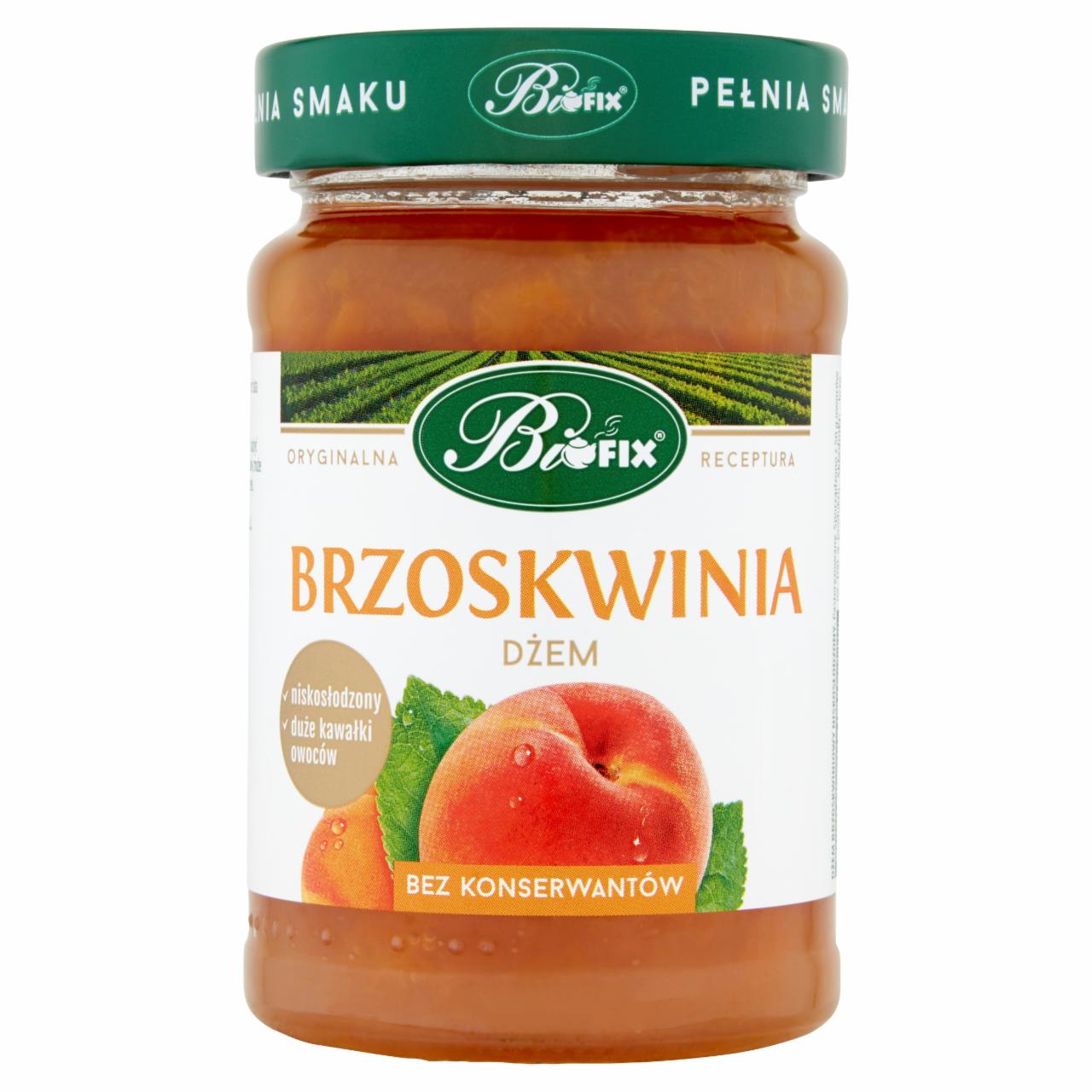 Zdjęcia - Bifix Dżem brzoskwinia o obniżonej zawartości cukru 290 g