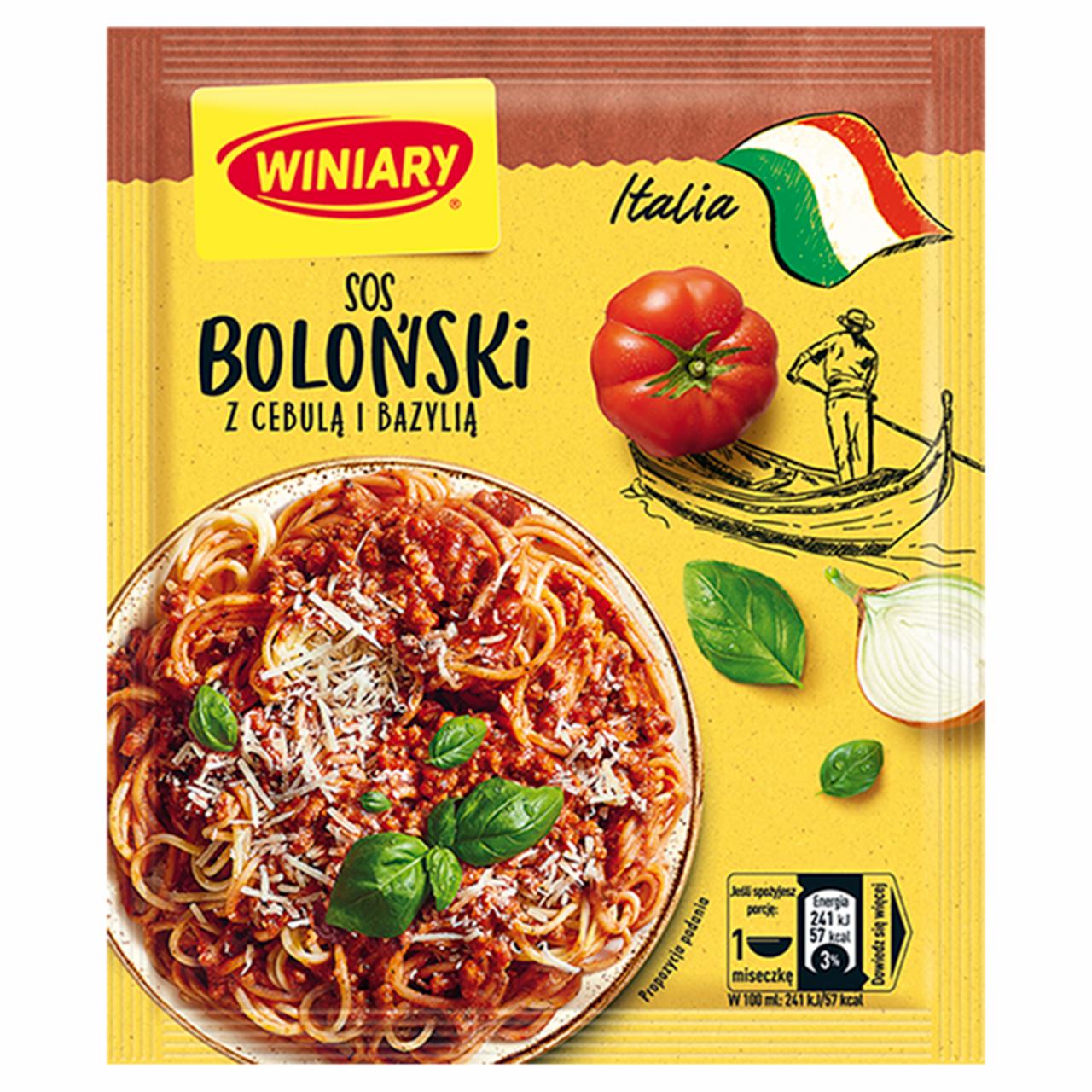 Zdjęcia - Winiary Italia Sos boloński z cebulą i bazylią 46 g