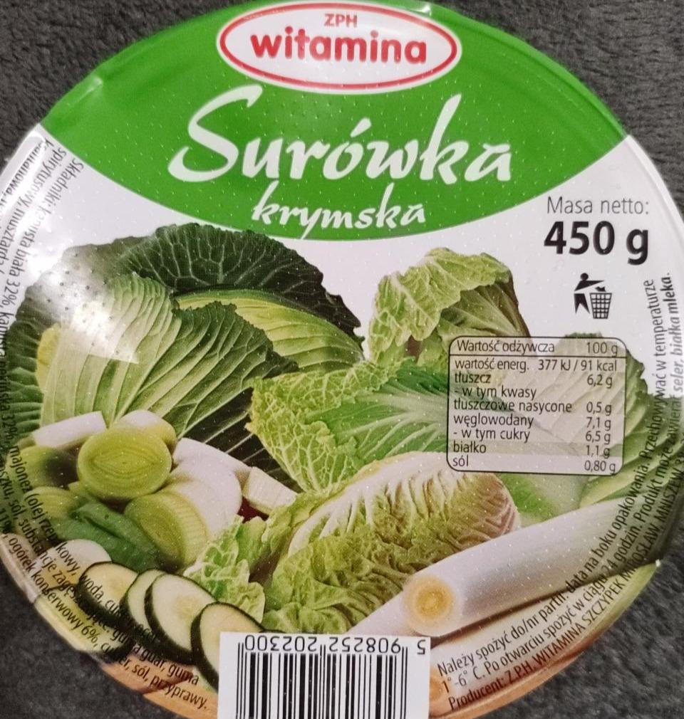 Zdjęcia - Surówka krymska ZPH witamina