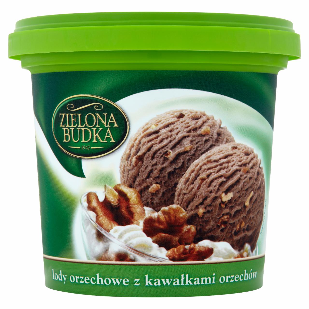 Zdjęcia - Zielona Budka Lody orzechowe z kawałkami orzechów 500 ml