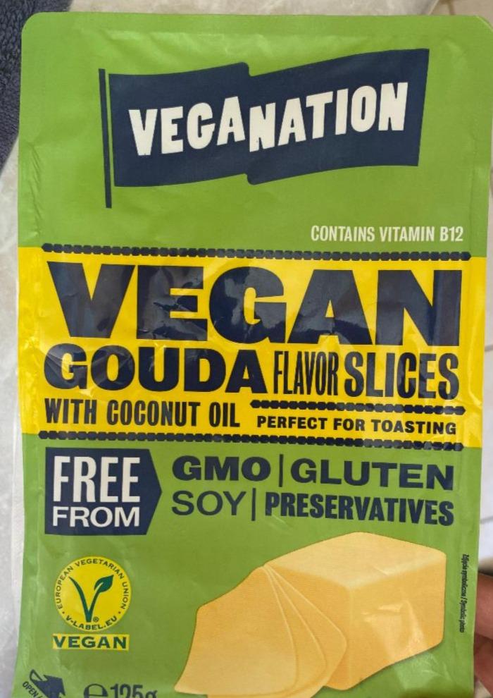 Zdjęcia - Veganation Wegańskie plastry o smaku Goudy 125 g