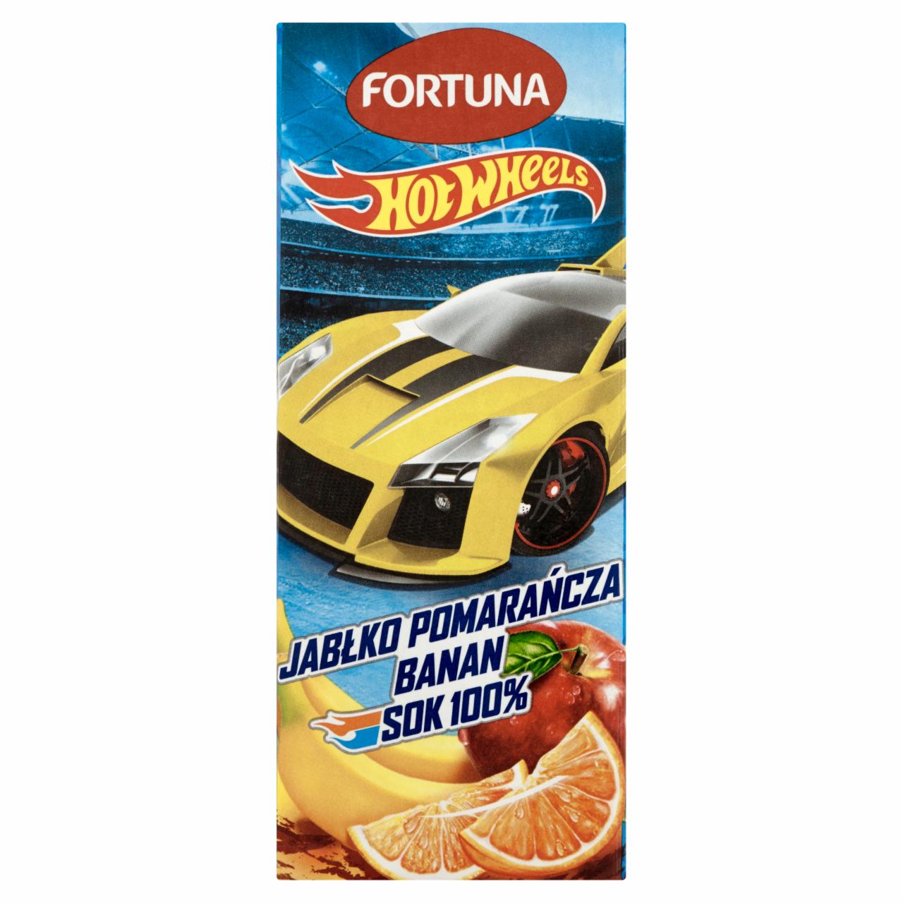 Zdjęcia - Fortuna Hot Wheels Jabłko pomarańcza banan Sok 100% 200 ml