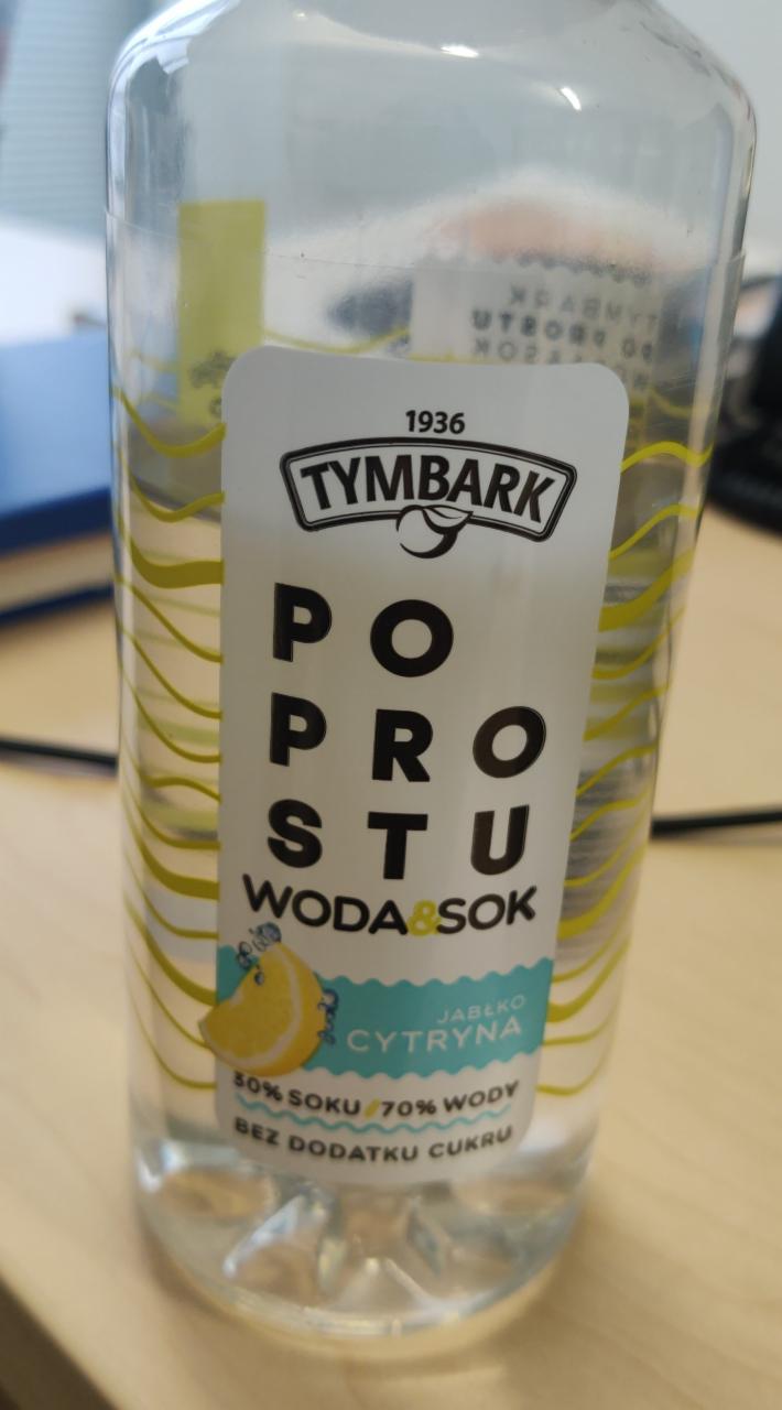 Zdjęcia - Napój Po prostu Woda & sok jabłko cytryna 400 ml Tymbark