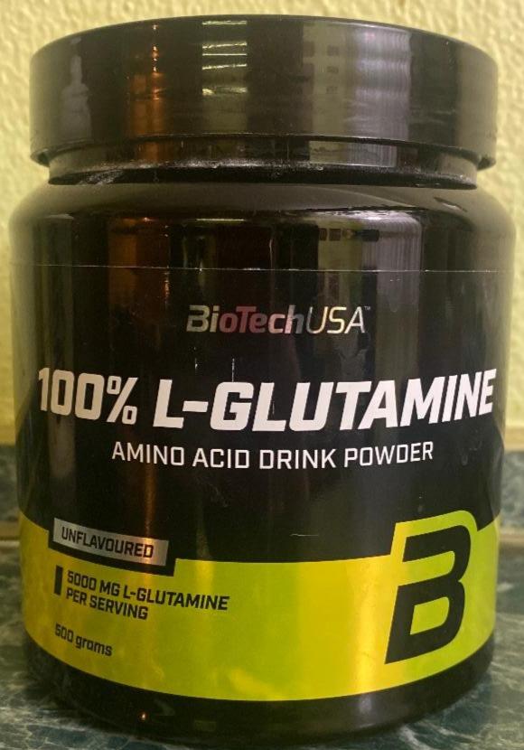 Zdjęcia - 100% L- glutamine amino acid drink powder BioTechUSA