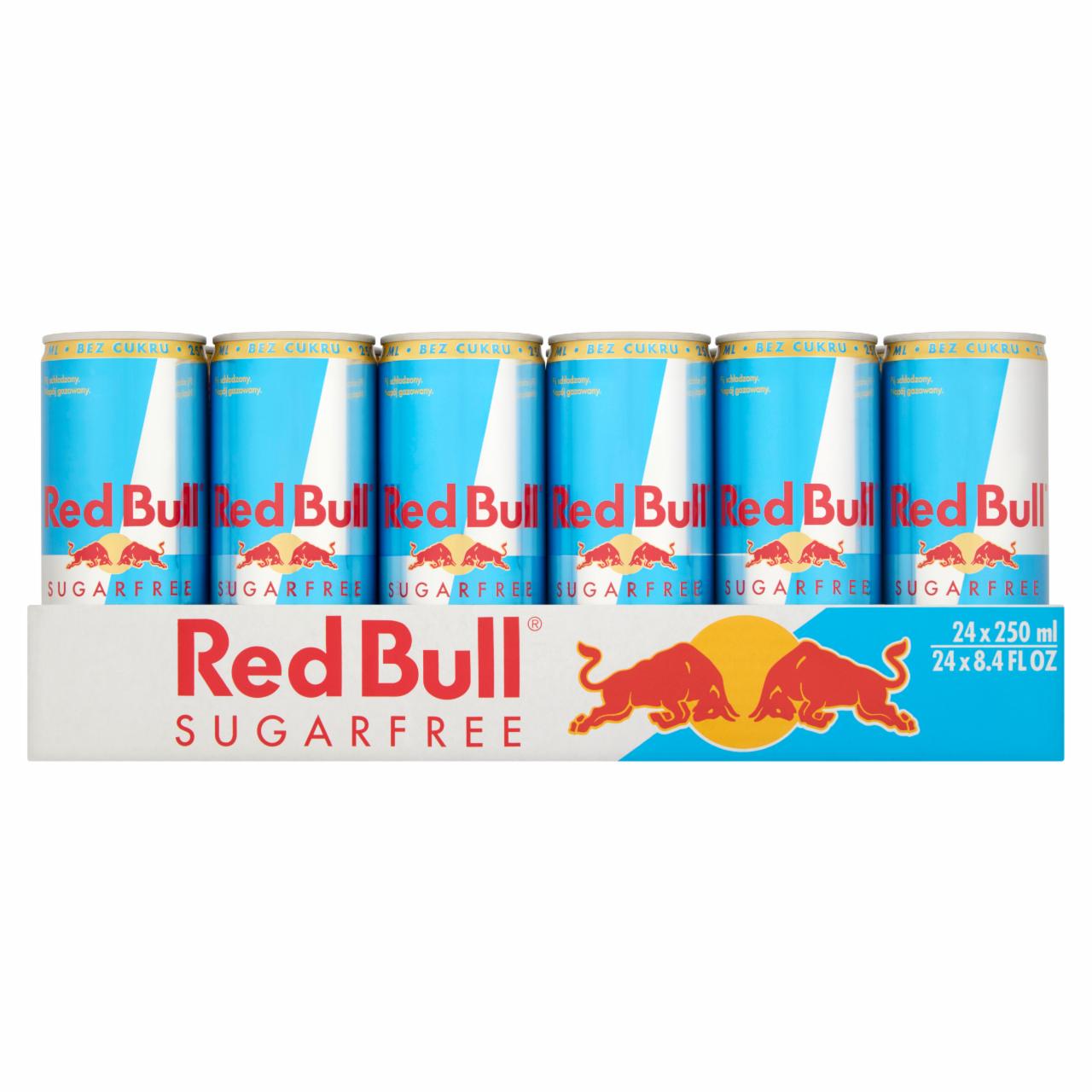 Zdjęcia - Red Bull Napój energetyczny bez cukru 24 x 250 ml