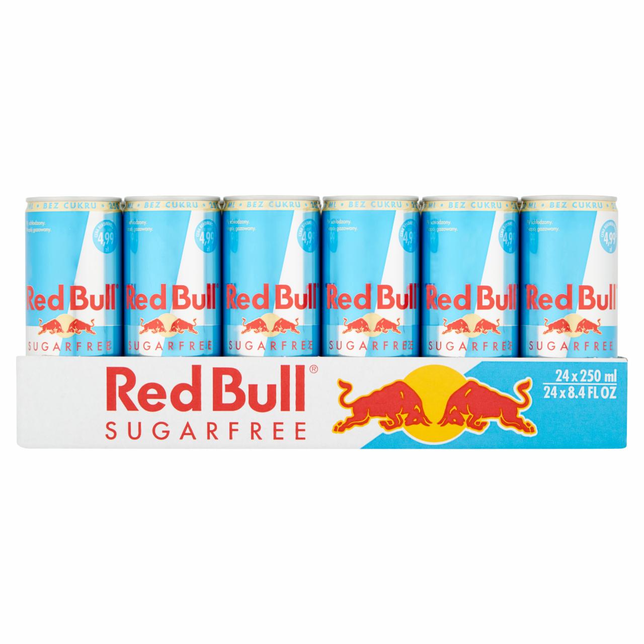 Zdjęcia - Red Bull Napój energetyczny bez cukru 24 x 250 ml