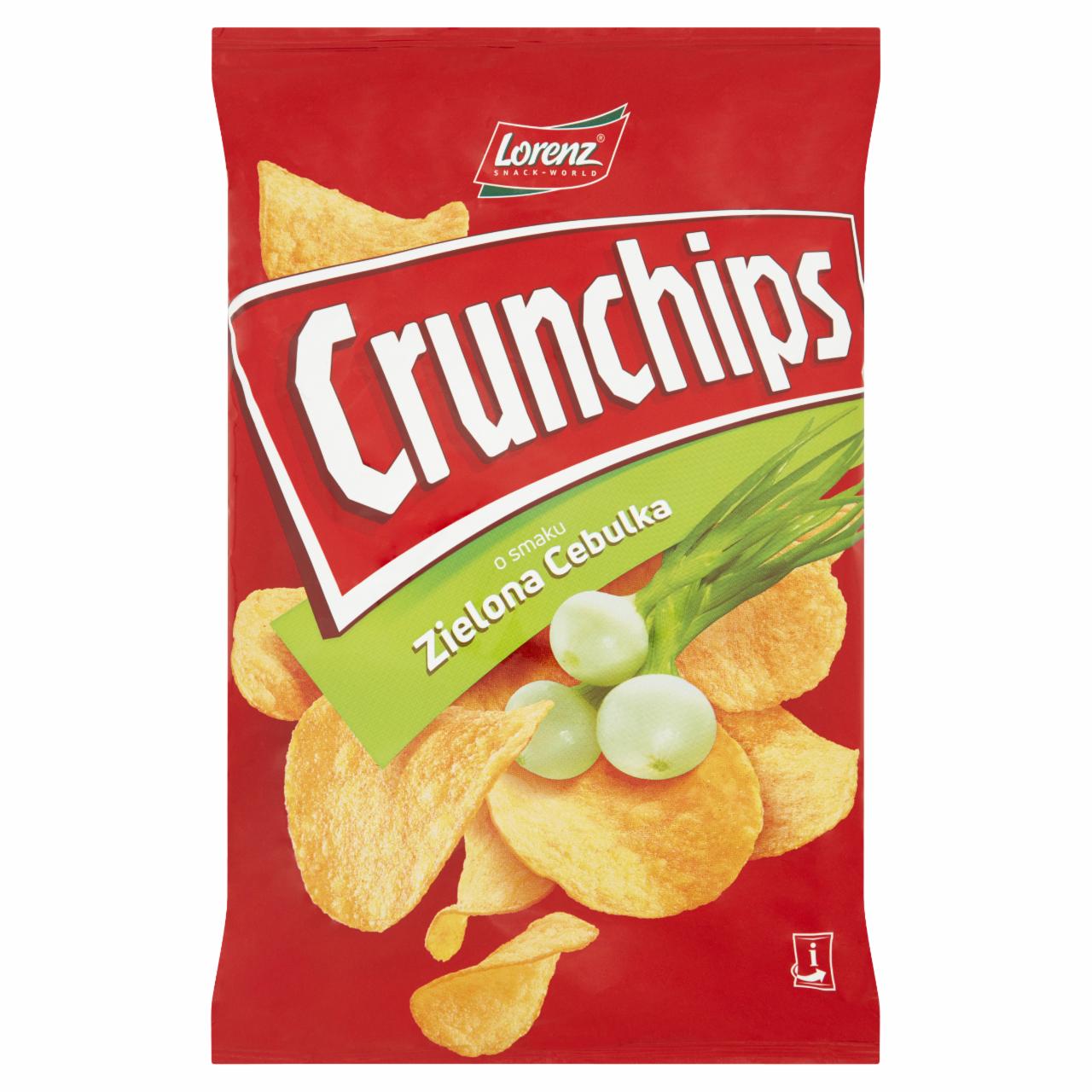 Zdjęcia - Crunchips Chipsy ziemniaczane zielona cebulka 140 g